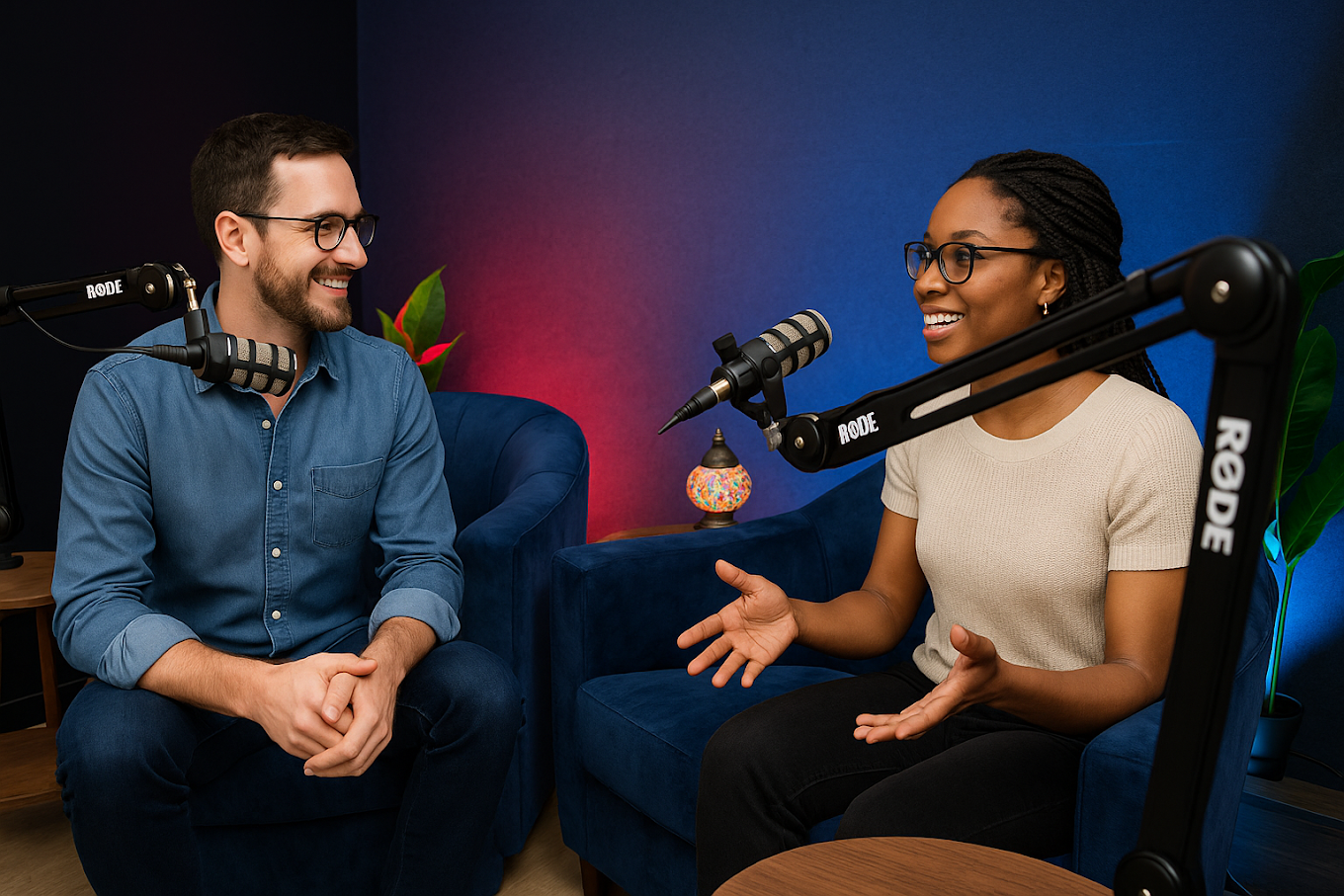 Podcast studio in Dubai