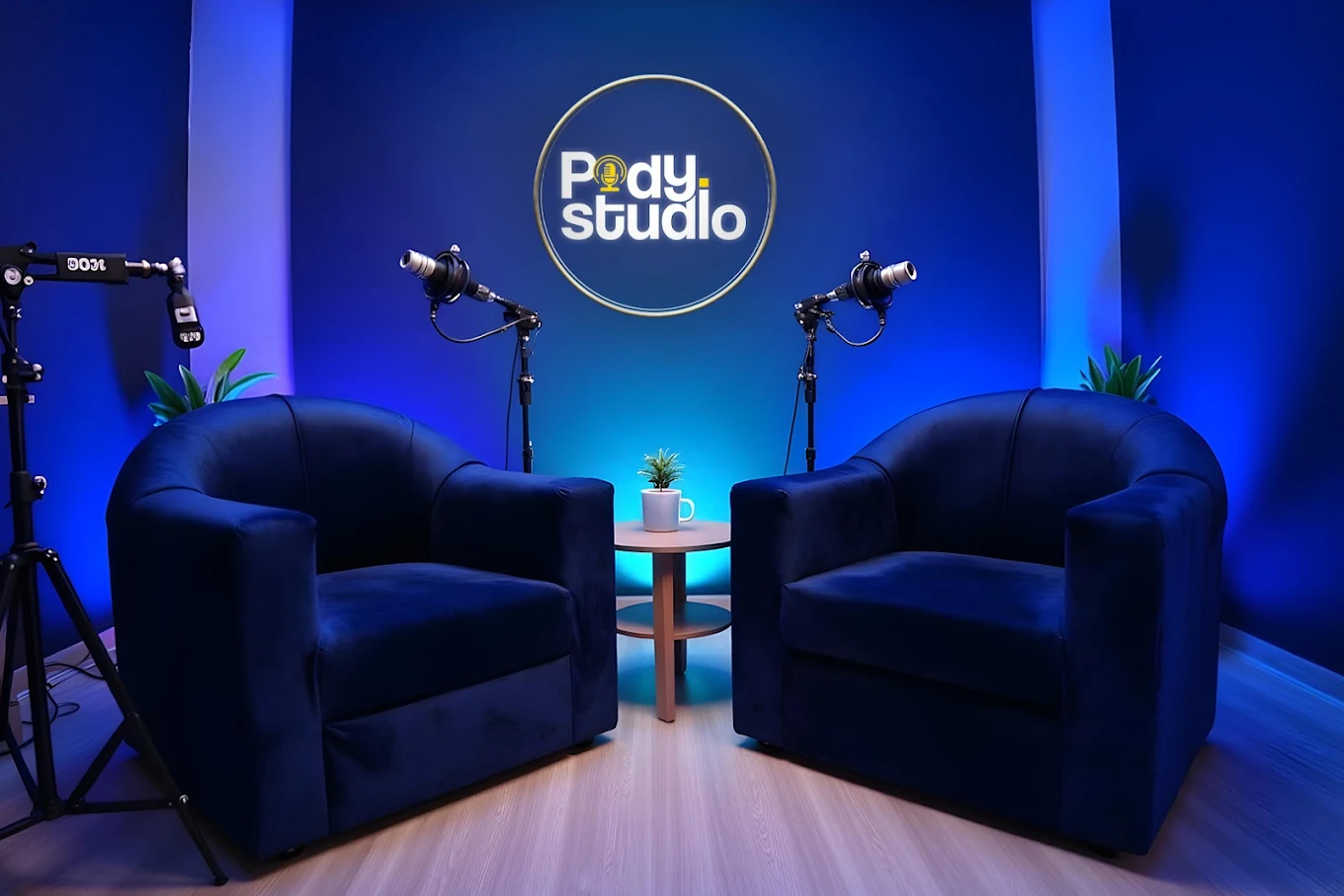 Pody Studio podcast studio in Dubai